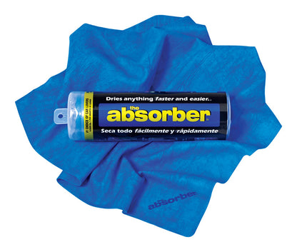Natural and synthetic chamois from Emery Jensen, soft, absorbent 27x17-inch towel for cleaning and detailing tasks.