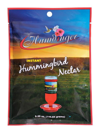 Emery Jensen Hummingbird Nectar in a 5.25oz bottle, suitable for attracting and feeding hummingbirds.
