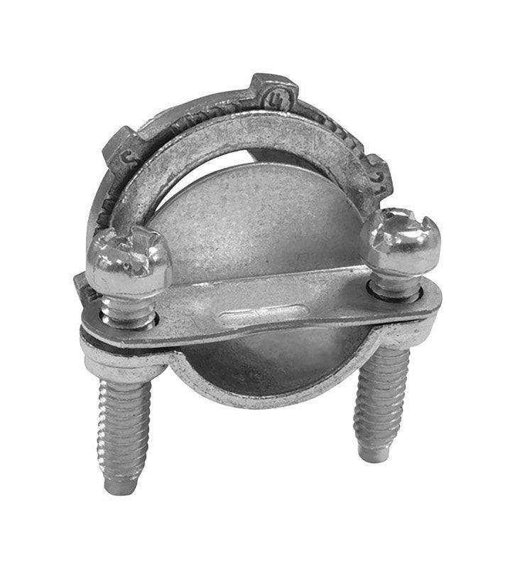 Emery Jensen 1/2" non-metallic cable clamp connector for secure electrical wiring connections.