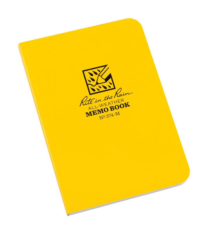 MEMO BOOK Field-flex YLW - Pack of 6