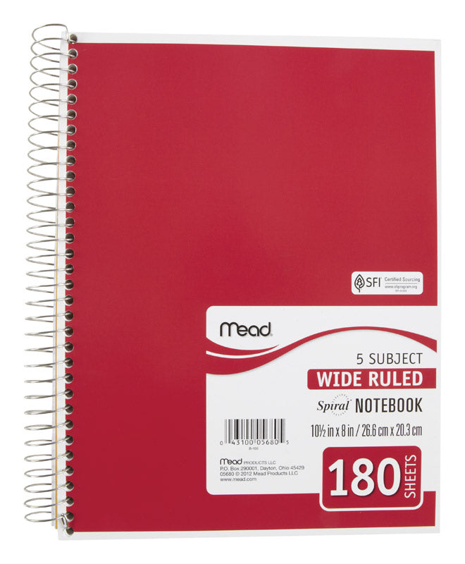 NOTEBK SPRL8X10.5WD180CT - Pack of 12