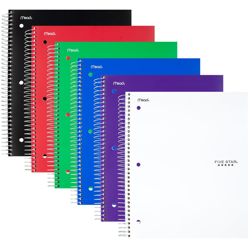 Emery Jensen 3-subject notebook with 11x8.5 inch pages, featuring themed cover design for school or note-taking use.