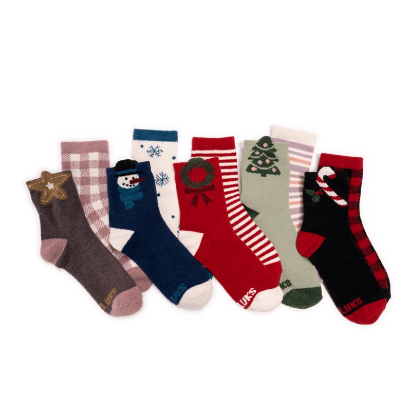 HOLIDAY SOCK WM ASST 2PR - Pack of 25
