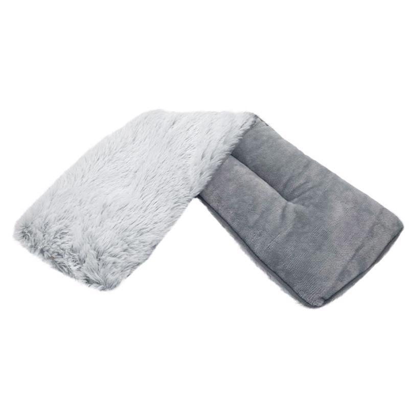 Gray Emery Jensen novelty neck wrap, 19 inches long, soft fabric for comfort and stylish accessory.