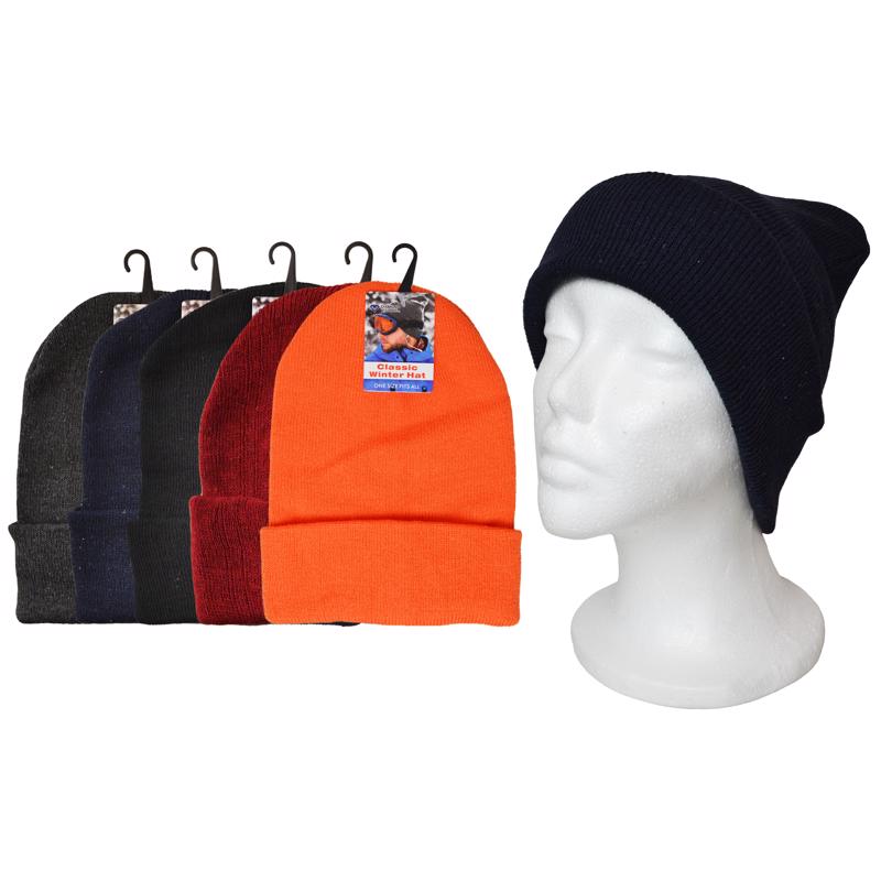 WNTR HAT ACRYLIC ASSRT - Pack of 36