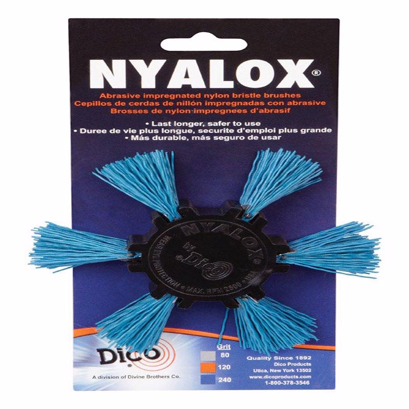 BRUSH FLAP NYALOX 4" M/f