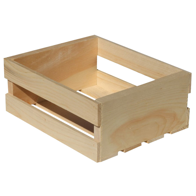 STORAGE BOX WOOD 4.75" - Pack of 4