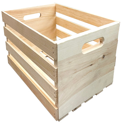 STORAGE BOX WOOD 9.56" - Pack of 3