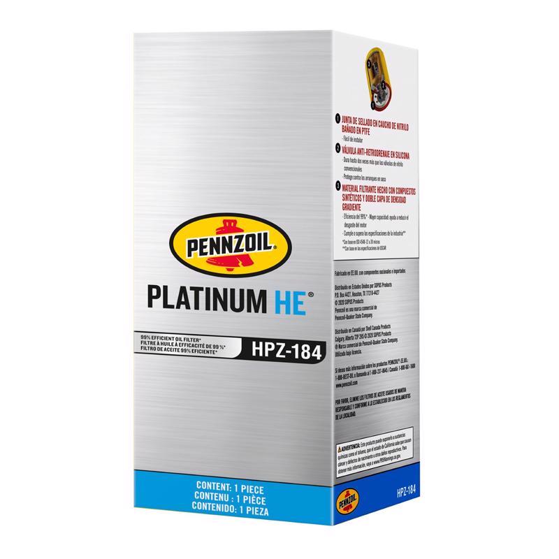 Emery Jensen oil filter PZ 184, a replacement oil filter for vehicles, shown in its packaging.