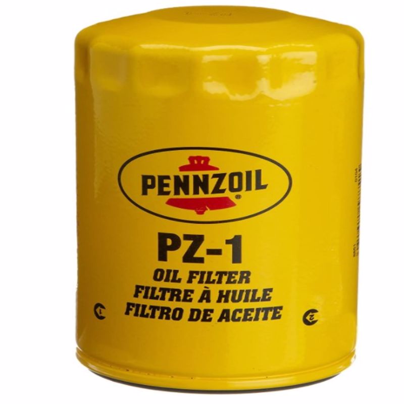 Emery Jensen oil filter PZ1, a replacement oil filter for vehicles, shown in a close-up image of the product.