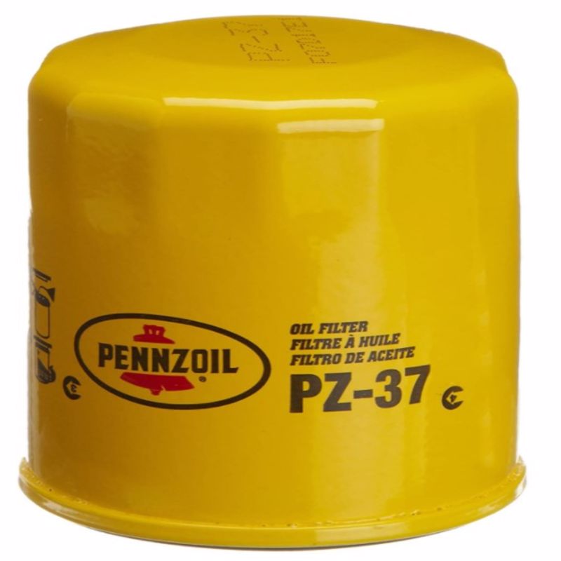 Emery Jensen oil filter PZ37, a durable automotive oil filter for engine protection, shown in close-up.