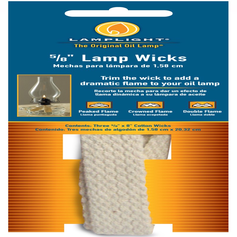 FLAT WICK 5/8" OIL LAMP