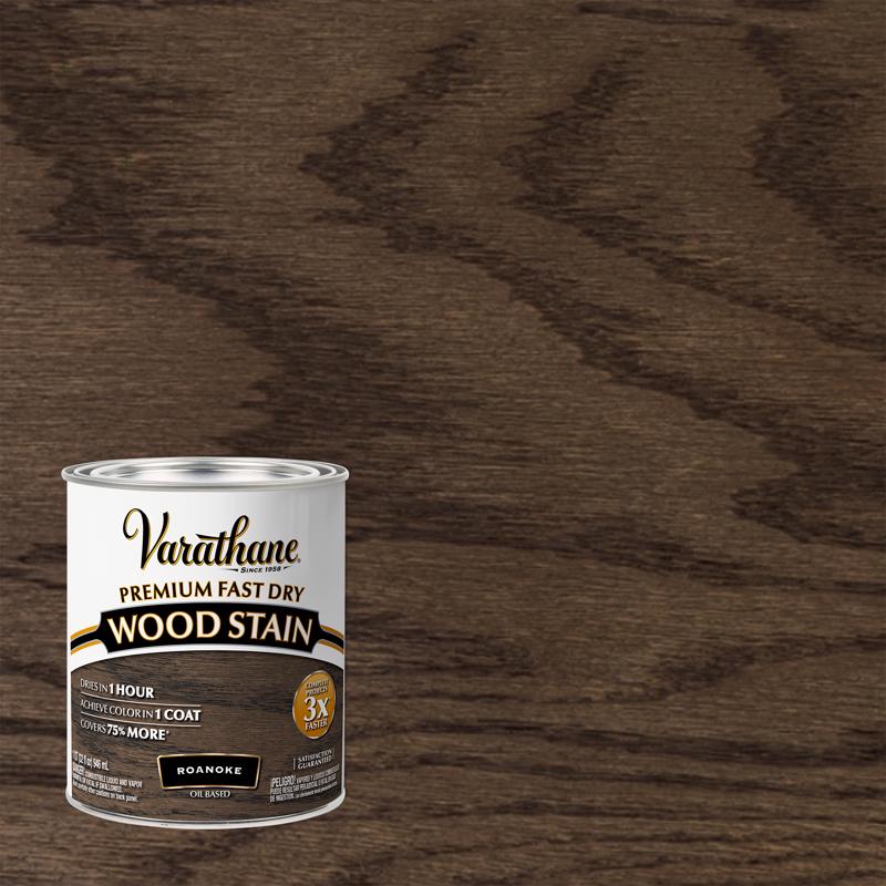 Emery Jensen FD Wood Stain Roank oil stain in a pack of 2 bottles, showing the stain's natural wood finish and application tools.