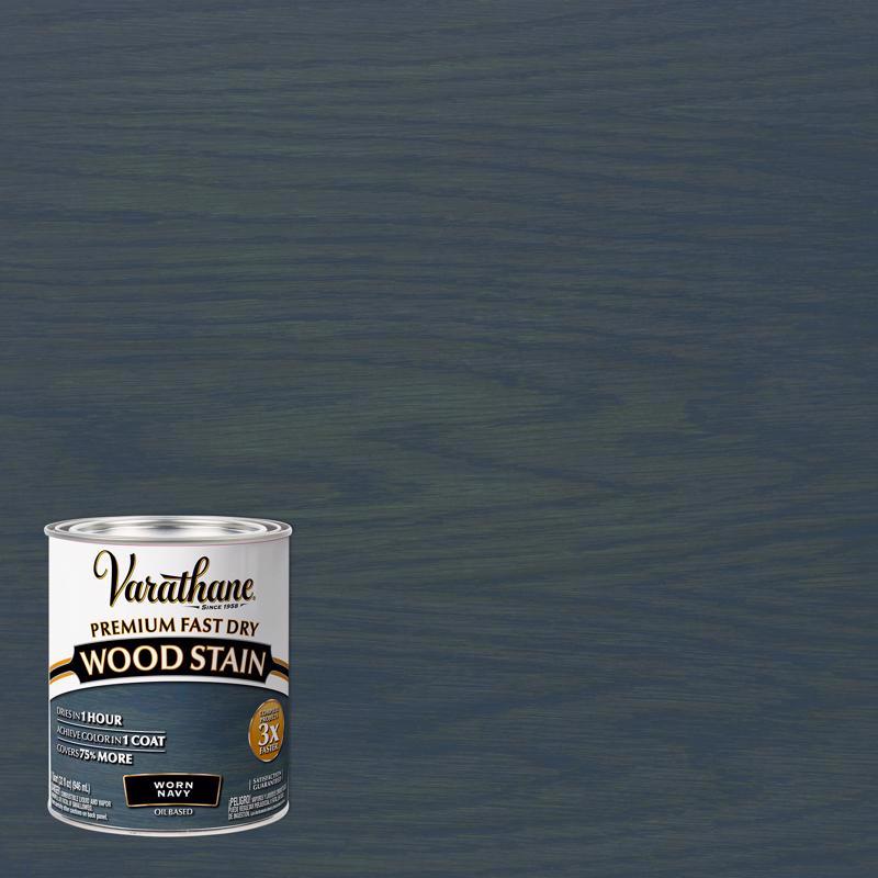 FD WOOD STN WORN NAVY QT