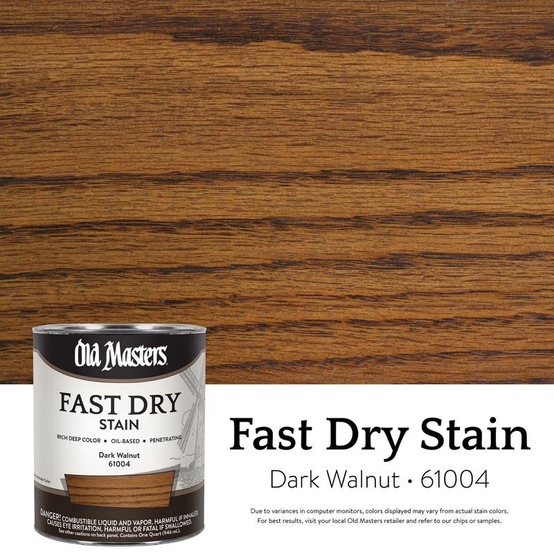FST DRY STN DRK WLNT 1QT - Pack of 4