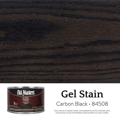 GEL STAIN CRBN BLK 1PT - Pack of 4