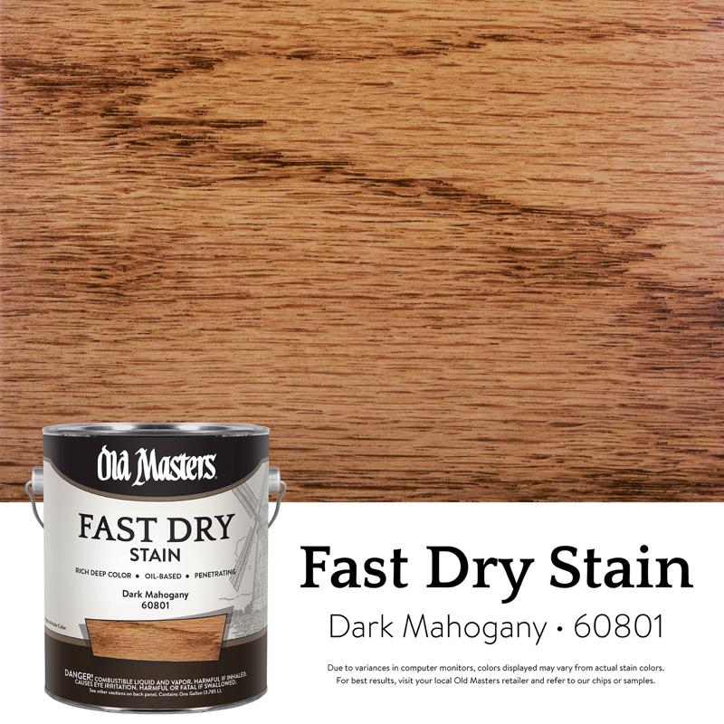 Emery Jensen Mahogany oil stain, 1-quart bottles, pack of four, ideal for wood finishing and enhancing wood grain.
