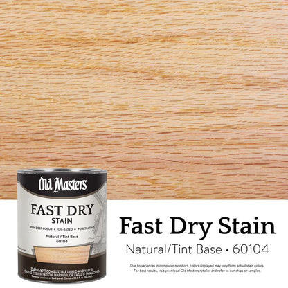 STAIN FSTDRY NAT TNT 1QT - Pack of 4