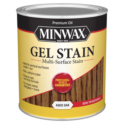 STAIN GEL AGED OAK 1QT