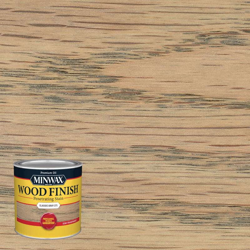 STAIN MINWX 8OZ CLS GRAY - Pack of 4