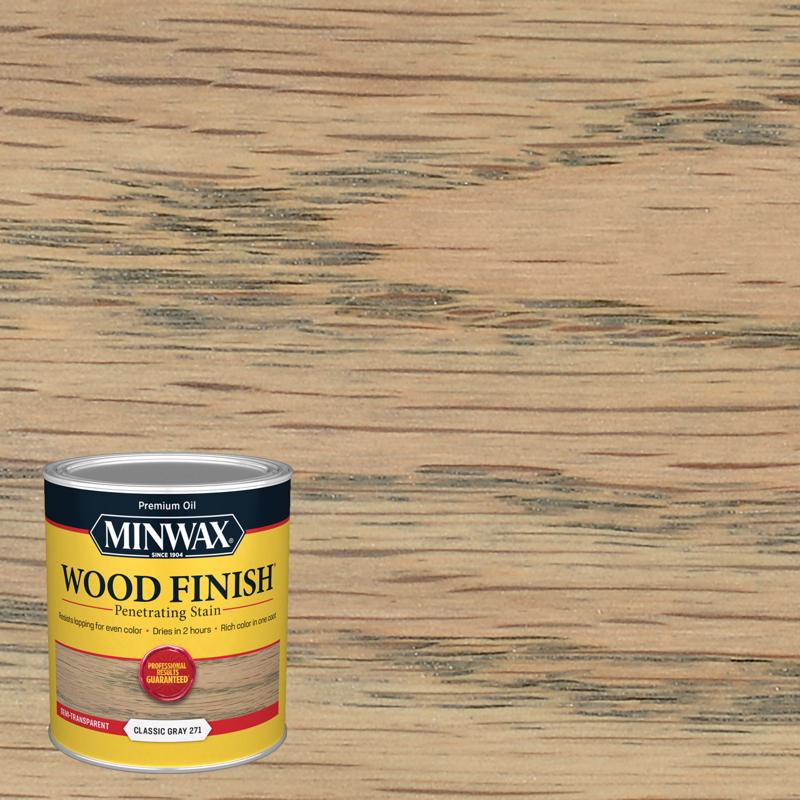 STAIN MINWX QT CLS GRAY - Pack of 4