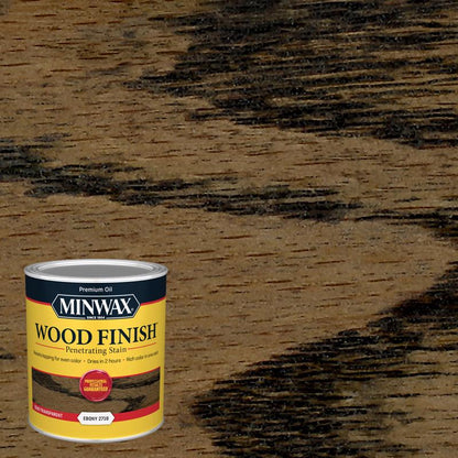 STAIN MINWX QT EBONY - Pack of 4