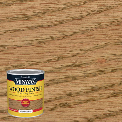 STAIN MINWX QT WTHRD OAK