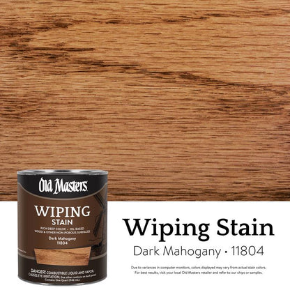 WIPE STAIN DRK MAHG 1QT - Pack of 4