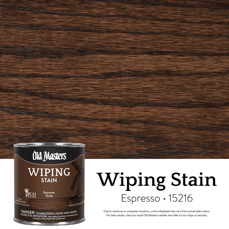 WIPE STAIN ESPRESSO .5pt
