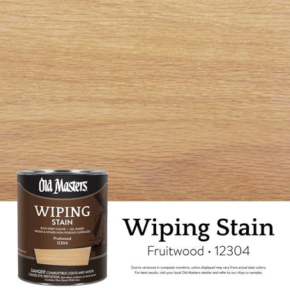 WIPE STAIN FRUITWOOD 1QT - Pack of 4