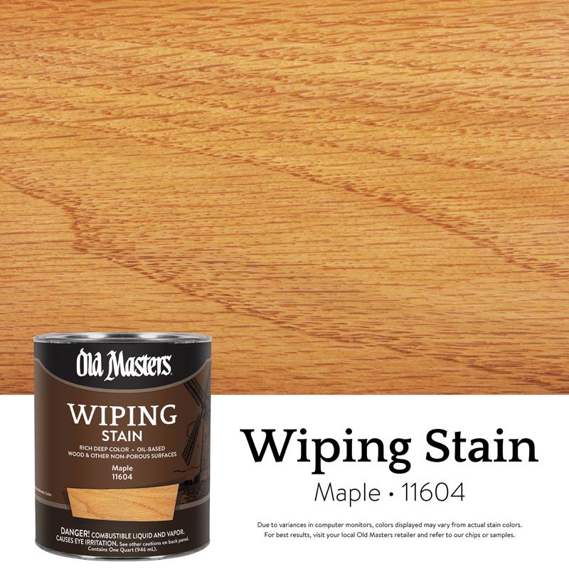 WIPE STAIN MAPLE 1QT - Pack of 4