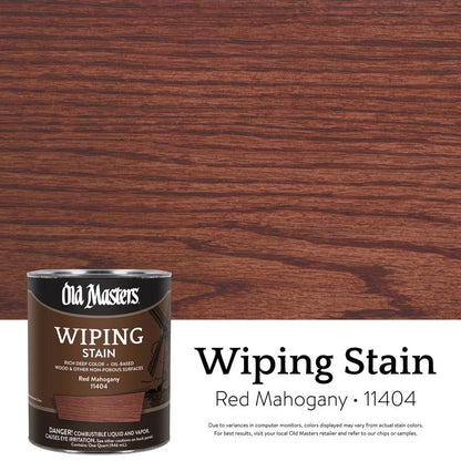 WIPE STAIN RED MAHG 1QT - Pack of 4
