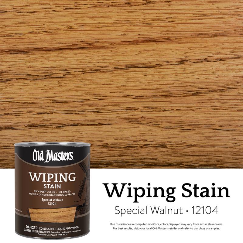 WIPE STAIN SPECWALNUT 1QT - Pack of 4