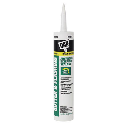 Emery Jensen white caulk pack of 12, 10.1 oz tubes of gut/flsh compound for sealing and filling gaps in home repairs.