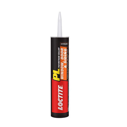 Pack of 12 Emery Jensen white 10oz poly W&D caulk tubes, ideal for sealing and repairing in construction projects.