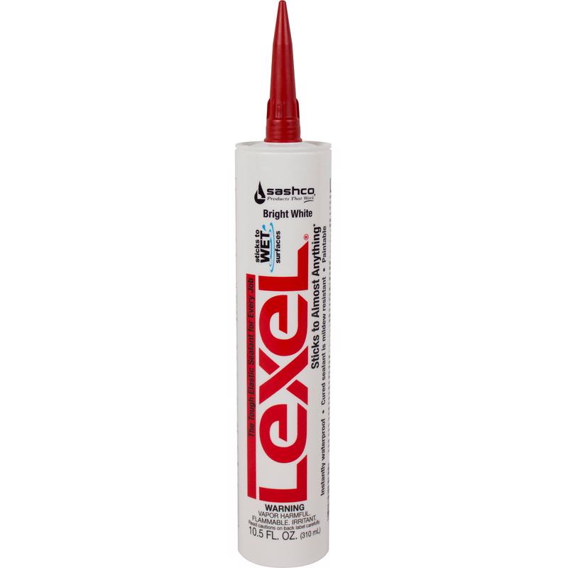 Emery Jensen white caulk sealant in 10.5oz tubes, pack of 12, for sealing gaps and cracks in home repairs.
