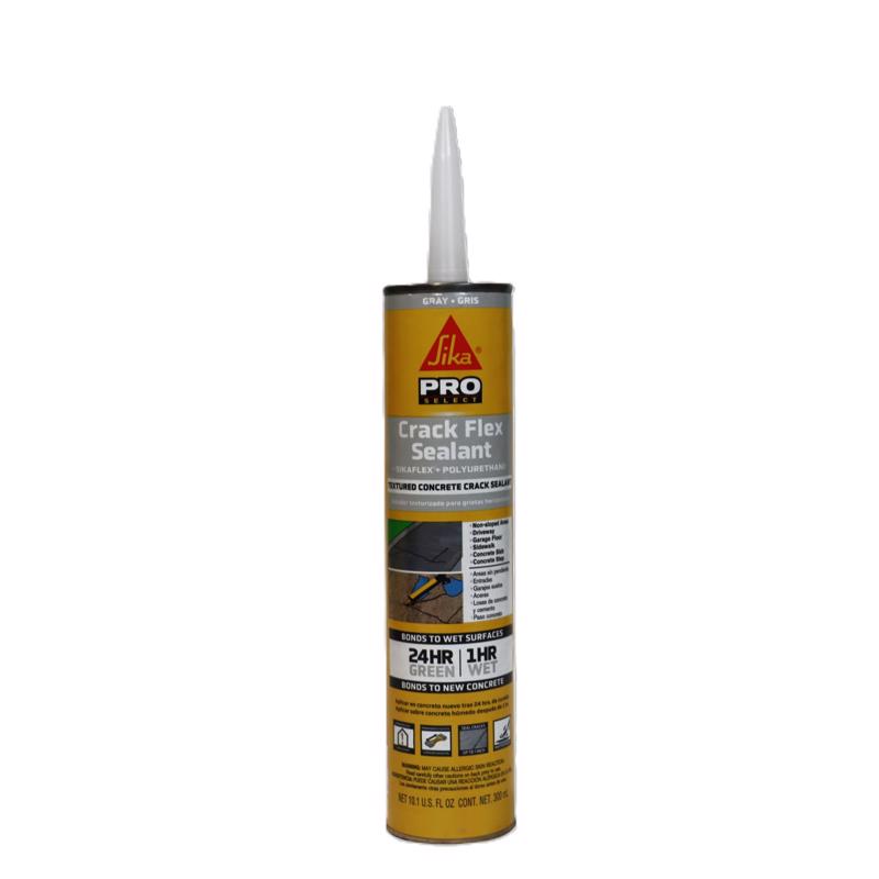 Emery Jensen Crack Flex Gray caulk, 10.1oz tubes, pack of 12, flexible sealant for cracks and gaps in various surfaces.