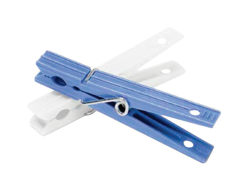 Emery Jensen outdoor clothes pins 50-pack, metal pins for hanging laundry or outdoor use, shown on a white background.