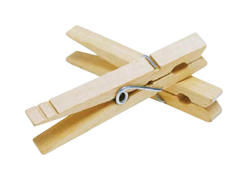 Emery Jensen wood clothes pins, 100 count, outdoor accessories for hanging laundry or securing items outside.