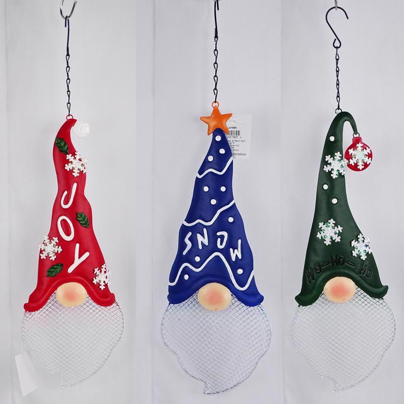 Set of 9 Emery Jensen outdoor hanging bird feeders, colorful decorative feeders for attracting birds to your garden.