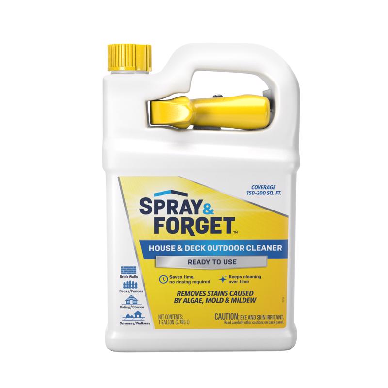 Emery Jensen outdoor mold and mildew remover for house and deck, in a 1-gallon container, cleaning surface stains and growths.