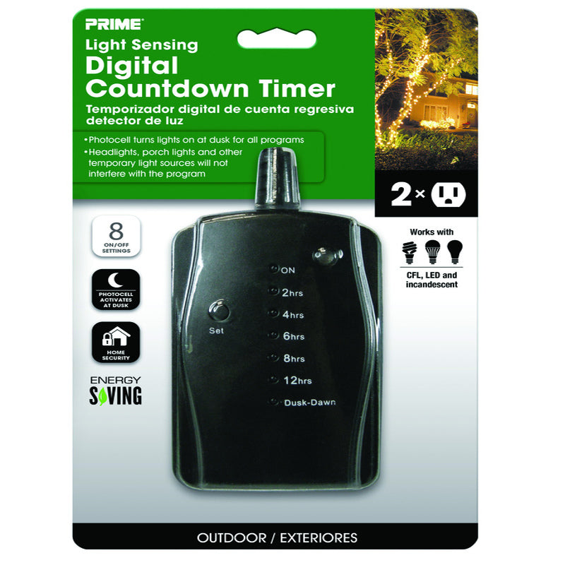 TIMER OUTDR 24HR W/2OUT