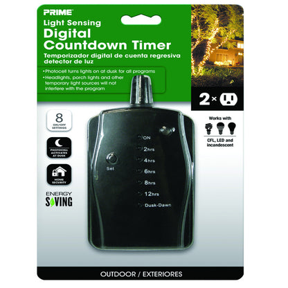 TIMER OUTDR 24HR W/2OUT