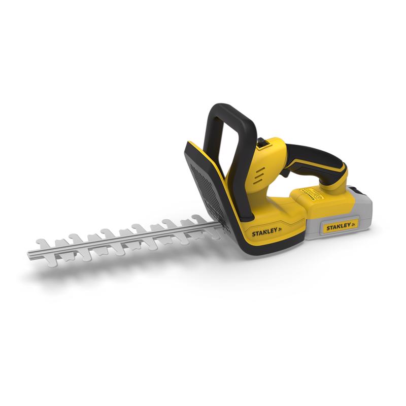 Emery Jensen BTRY Hedge Trimmer 3+ outdoor toy with orange and black plastic blades and handle for kids' gardening play.