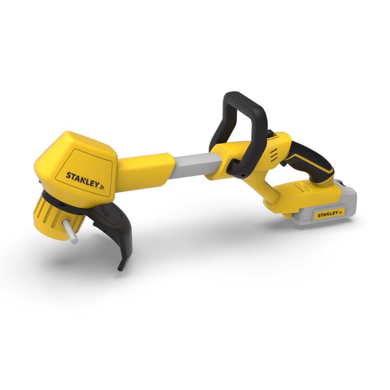 Emery Jensen BTRY Weed Trimmer outdoor toy for children aged 3 and up, realistic plastic garden trimming tool for outdoor play.