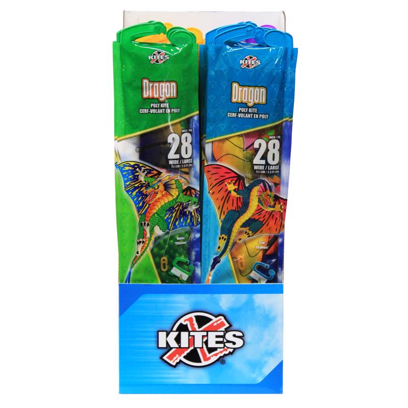 KITES ASST DRAGON - Pack of 24
