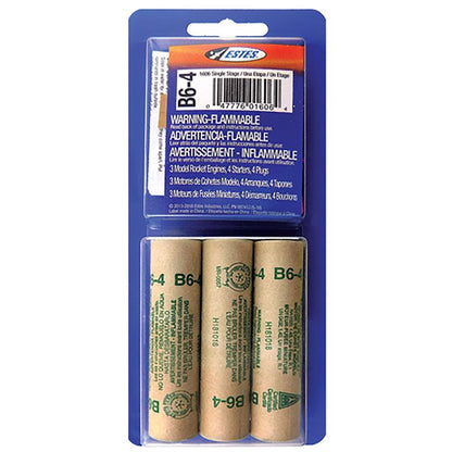 MODEL ROCKET B6-4 ENGINS - Pack of 12