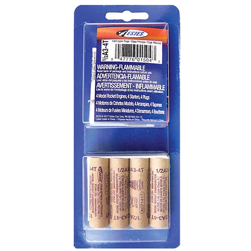 MODL RCKT ENGNS 1/2A34T - Pack of 12