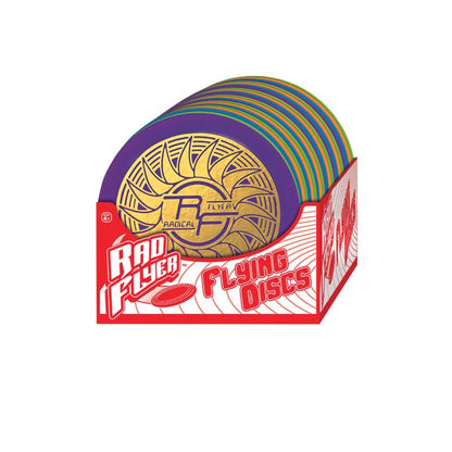 RAD FLYER FRISBEE ASST - Pack of 36