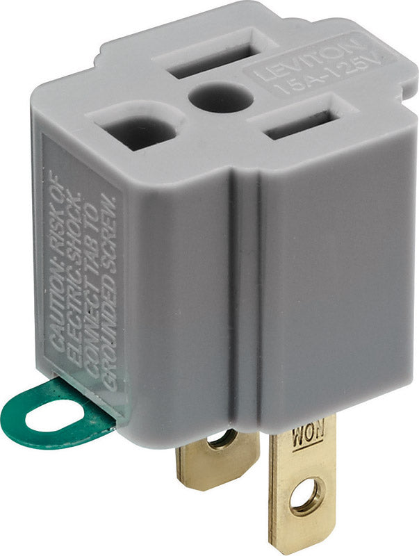 OUTLET ADAPTER GRAY 15A - Pack of 30